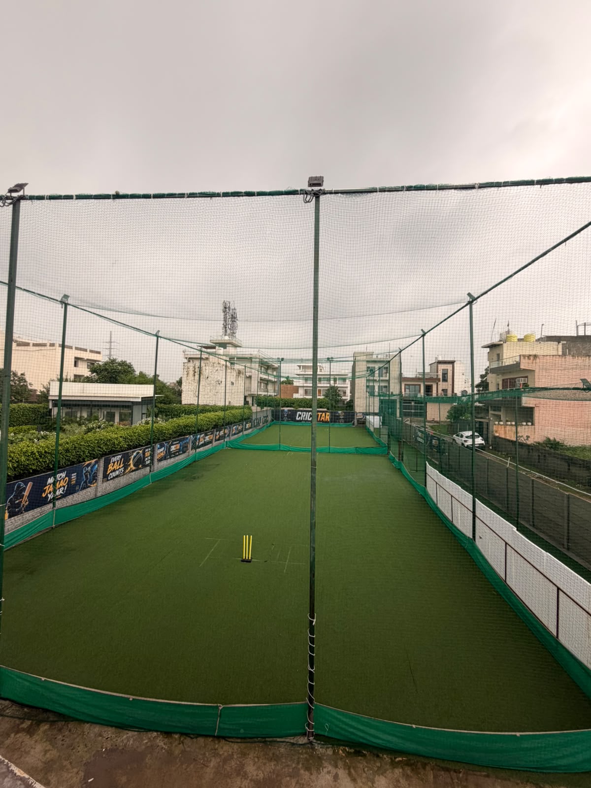 Cricstar cricket turf and practice nets